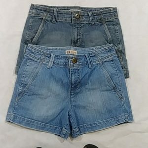 2 pair of Faded Glory Stretch Jean Shorts